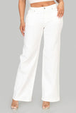 White Wide Leg Jeans