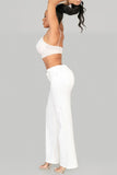 White Wide Leg Jeans