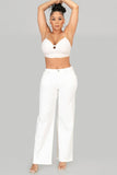 White Wide Leg Jeans