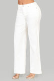 White Wide Leg Jeans