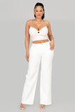White Wide Leg Jeans