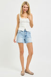 Frayed Hem Shorts