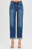 Mid Rise Boyfriend Jeans