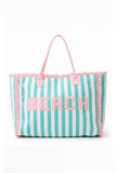 Striped Terry Beach Tote
