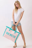 Striped Terry Beach Tote