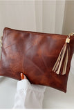 Tassel Patchwork Elevate Clutch