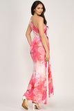 Watercolor One Shoulder Dress