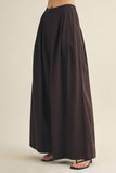 Wide-leg High-rise Pleated Trousers