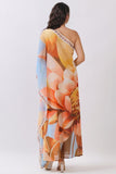 Floral Chiffon Maxi Dress