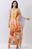 Floral Chiffon Maxi Dress