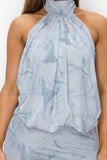 High Neck MIni Dress
