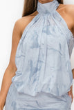 High Neck MIni Dress