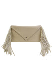 Fringed Envelope Clutch