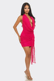 Cowl Neck MIni Dress