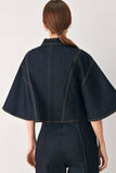 Denim Capelet