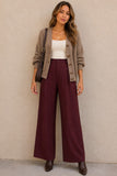High Waist Wide Leg Pants