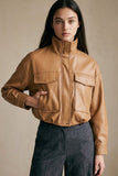 Leather Bomber jacket