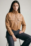 Leather Bomber jacket