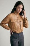 Leather Bomber jacket