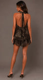 Leopard Print Halter Dress