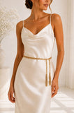 Versatile Double Tassel Chain Belt