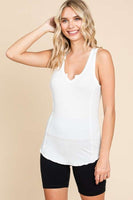 Mini Notch Merrow Stitch Tank