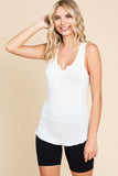 Mini Notch Merrow Stitch Tank