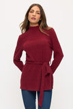 Self Tie Mockneck Tunic