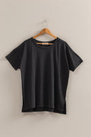 Short Sleeve Relaxed Basic Washed Tee