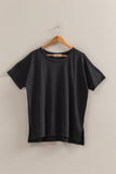 Short Sleeve Relaxed Basic Washed Tee