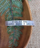 Hand stamped gypsy cuffs