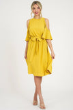COLD SHOULDER DRESS