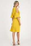 COLD SHOULDER DRESS