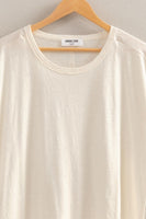 Short Sleeve Relaxed Basic Washed Tee