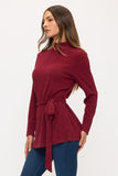 Self Tie Mockneck Tunic