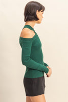 Ribbed Off The Shoulder Top