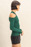 Ribbed Off The Shoulder Top