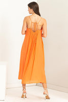 MY MOMENT TIE-BACK MAXI DRESS