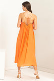 MY MOMENT TIE-BACK MAXI DRESS