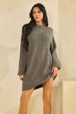 Sweater Long Sleeve Mini Dress