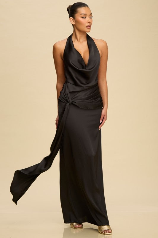 Draped Maxi Dress – Millie and Joy