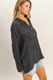 Button-down Sheer