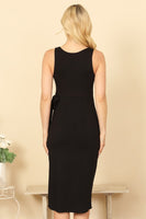 Wrap Hem Tank Dress