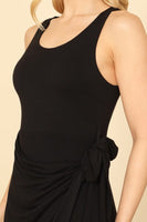 Wrap Hem Tank Dress
