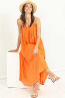 MY MOMENT TIE-BACK MAXI DRESS