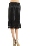 Convertible lace slip