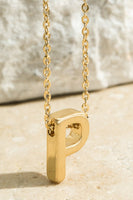 Initial Pendant Necklace
