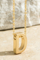 Initial Pendant Necklace
