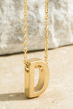 Initial Pendant Necklace