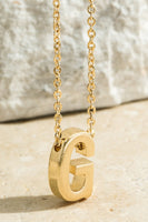 Initial Pendant Necklace